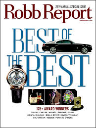 Robb Report Best Of The Best June 2014